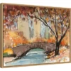 24" X 18" Autumn In New York Study I By Samuel Dixon Framed Canvas Wall Art - Amanti Art -Amanti Art Shop GUEST d4360158 2df9 4633 8cfb f42b40219124