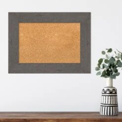 Amanti Art Rustic Plank Framed Corkboard - Natural Cork Bulletin Board -Amanti Art Shop GUEST d5135f78 505d 44cd b8fe a67c12ccd62f