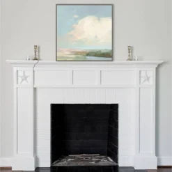 Amanti Art Colorful Horizon II Blue by Julia Purinton 30" x 30" Framed Canvas Wall Art -Amanti Art Shop GUEST d5ba076d 79ad 40ca b3ce abca42ff9014