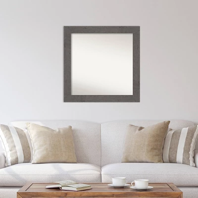 Amanti Art Rustic Plank Gray 32" Wall Mirror - Handcrafted in USA 6 Amanti Art Rustic Plank Gray 32" Wall Mirror - Handcrafted in USA - Image 4