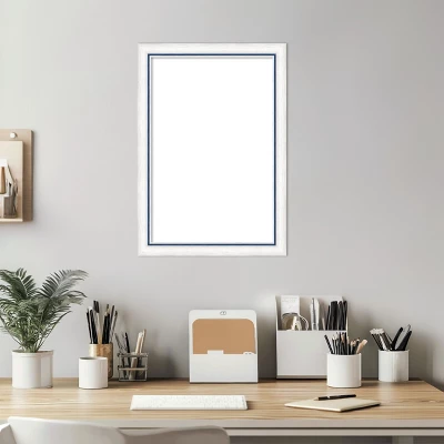 Amanti Art Morgan White Blue Framed Magnetic Dry Erase Board 7 Amanti Art Morgan White Blue Framed Magnetic Dry Erase Board - Image 5