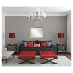 Amanti Art Vegas Silver Framed Wall Mirror -Amanti Art Shop GUEST d6a4f186 32e7 47ed ae36 8a016aaaf90d