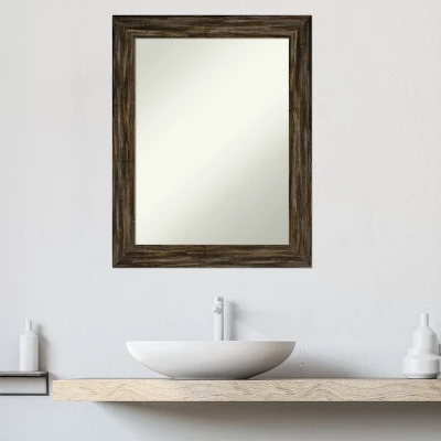 Amanti Art Fencepost Narrow Non-Beveled Wood Bathroom Wall Mirror 6 Amanti Art Fencepost Narrow Non-Beveled Wood Bathroom Wall Mirror - Image 4