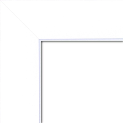 Amanti Art Corvino White Wood Full Length On-The-Door Mirror - 19" x 53" 4 Amanti Art Corvino White Wood Full Length On-The-Door Mirror - 19" x 53" - Image 2