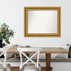 Amanti Art Parlor Gold Ornate Wall Mirror - 34" x 28" -Amanti Art Shop GUEST d7c50f49 34be 4a96 90f0 c9890658e125