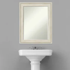 Amanti Art Regal Birch Cream Petite Bevel Bathroom Wall Mirror, 28.75 x 22.75 In. 12 Amanti Art Regal Birch Cream Petite Bevel Bathroom Wall Mirror, 28.75 x 22.75 In. -Amanti Art Shop GUEST d7fac0d0 0d07 4dc8 aadf 0f56c51795c6