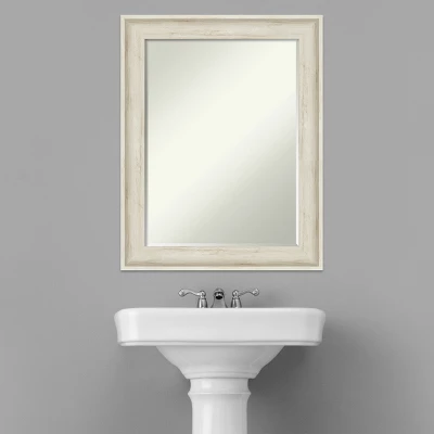Amanti Art Regal Birch Cream Petite Bevel Bathroom Wall Mirror, 28.75 x 22.75 In. 7 Amanti Art Regal Birch Cream Petite Bevel Bathroom Wall Mirror, 28.75 x 22.75 In. - Image 5