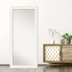 Amanti Art Ridge White Full Length Floor & Wall Mirror - 30 x 66 Inch -Amanti Art Shop GUEST d84b209a 11b7 48d2 ae8c b3286807de03