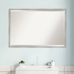 Amanti Art Shiplap White Narrow Framed Bathroom Vanity Wall Mirror - 37" x 25" 13 Amanti Art Shiplap White Narrow Framed Bathroom Vanity Wall Mirror - 37" x 25" -Amanti Art Shop GUEST d874da74 c65b 4dee 8dac 16ed5ddebd9b