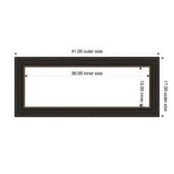 Amanti Art Accent Bronze Framed Magnetic Dry Erase Board, 41 x 17 Inches 14 Amanti Art Accent Bronze Framed Magnetic Dry Erase Board, 41 x 17 Inches -Amanti Art Shop GUEST d8a0fb00 35b6 4081 b4ab dbbe775699b8
