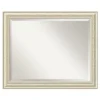 Amanti Art Country White Wash Framed Beveled Wall Mirror - 32" x 26" -Amanti Art Shop GUEST d91fba1a a724 46b8 90c4 5886ac3abe02