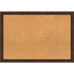 Amanti Art 39"x27" Warm Walnut Wood Framed Natural Cork Bulletin Board 21 Amanti Art 39"x27" Warm Walnut Wood Framed Natural Cork Bulletin Board -Amanti Art Shop GUEST da7344a9 76bb 44df 9bcd 02cdda34908a