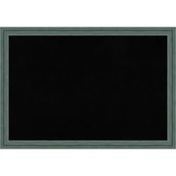 Amanti Art 39" x 27" Upcycled Wood Frame Black Cork Board in Teal/Gray -Amanti Art Shop GUEST dac7aa80 8097 486e b11a 22f17f2fa3dc