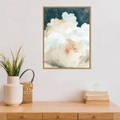 Amanti Art Dark Cumulus Clouds II by Emma Caroline: 18" x 24" Framed Wall Canvas -Amanti Art Shop GUEST db54d25f 012a 495b 953f a7b83f0ea366