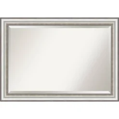 Salon Framed Bathroom Vanity Wall Mirror Silver - Amanti Art 25 Salon Framed Bathroom Vanity Wall Mirror Silver - Amanti Art -Amanti Art Shop GUEST dc583e2a b37a 4228 bca6 a81bd121367e