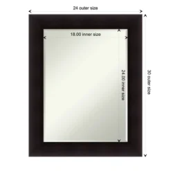 Amanti Art Portico Espresso Wood Bathroom Wall Mirror - 29.5 x 23.5" 12 Amanti Art Portico Espresso Wood Bathroom Wall Mirror - 29.5 x 23.5" -Amanti Art Shop GUEST dd1baf97 6f6f 4a60 8b43 21f290eff41e