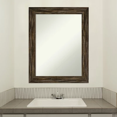 Amanti Art Fencepost Narrow Non-Beveled Wood Bathroom Wall Mirror 10 Amanti Art Fencepost Narrow Non-Beveled Wood Bathroom Wall Mirror - Image 8