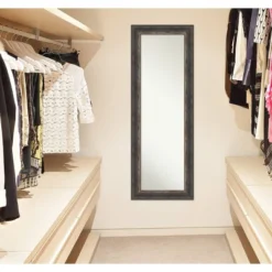 19" X 53" Non-Beveled Bark Rustic Char Full Length On The Door Mirror - Amanti Art 15 19" X 53" Non-Beveled Bark Rustic Char Full Length On The Door Mirror - Amanti Art -Amanti Art Shop GUEST dd925af8 ca84 4292 aca6 7264014d71b6