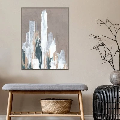 Amanti Art Shape Of Form II by JL Design - 22" x 30" Framed Canvas Wall Art in Gray Wash 8 Amanti Art Shape Of Form II by JL Design - 22" x 30" Framed Canvas Wall Art in Gray Wash - Image 6