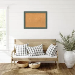 Amanti Art 31x23 Upcycled Wood Framed Natural Cork Board - Teal/Gray 15 Amanti Art 31x23 Upcycled Wood Framed Natural Cork Board - Teal/Gray -Amanti Art Shop GUEST de4a74f2 d90b 4038 9f40 5134fcb39b50