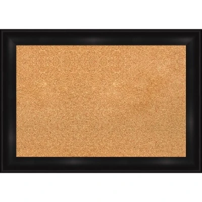 Amanti Art Grand Black Narrow Framed Corkboard - Natural Cork 12 Amanti Art Grand Black Narrow Framed Corkboard - Natural Cork - Image 10
