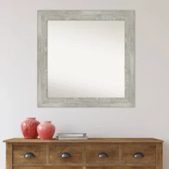 Amanti Art 32" x 32" Dove Gray Wash Wood Grain Wall Mirror 14 Amanti Art 32" x 32" Dove Gray Wash Wood Grain Wall Mirror -Amanti Art Shop GUEST df94ddcc 5229 4cf7 9fae 13e08c7f64da