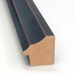 Amanti Art Dark Bronze Scoop Wood Wall Mirror - 20" x 26"