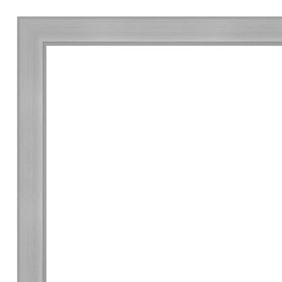 Amanti Art Vista Brushed Framed Full Length Floor & Leaner Mirror, Nickel 4 Amanti Art Vista Brushed Framed Full Length Floor & Leaner Mirror, Nickel - Image 2