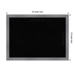 Amanti Art Edwin Framed Magnetic Cork Board - 30" x 22" Grey Wood 23 Amanti Art Edwin Framed Magnetic Cork Board - 30" x 22" Grey Wood -Amanti Art Shop GUEST e010359b 5d76 4612 8c07 62d7fa755d52