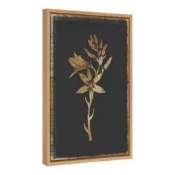 Amanti Art Carmass and Wild Hyacinth Framed Canvas Wall Art, 16" x 23"