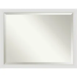 Amanti Art Flair Soft White Framed Bathroom Vanity Wall Mirror -Amanti Art Shop GUEST e1802599 10bb 4fd4 9e35 75d75bb0cc3b