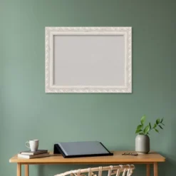 Amanti Art Opera Wood Framed Gray Cork Board, Off-White, 34" x 26" -Amanti Art Shop GUEST e1b2f3f0 5481 4814 97f0 b46f070c4dd4
