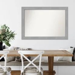 40" X 28" Non-Beveled Vista Brushed Nickel Wall Mirror - Amanti Art 14 40" X 28" Non-Beveled Vista Brushed Nickel Wall Mirror - Amanti Art -Amanti Art Shop GUEST e1b55ff7 c828 4e92 822f 74327f1a5b8c