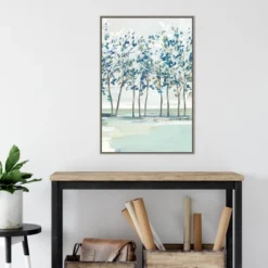 Amanti Art Blue Tree Ridge I by Isabelle Z - 23x33 Framed Canvas Wall Art -Amanti Art Shop GUEST e3487ebb 6f43 4731 a706 f0d51b7493bf