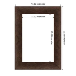 Amanti Art Warm Walnut Framed Magnetic Dry Erase Board -Amanti Art Shop GUEST e3c85fb5 21db 45aa 9d45 90661afc67ee