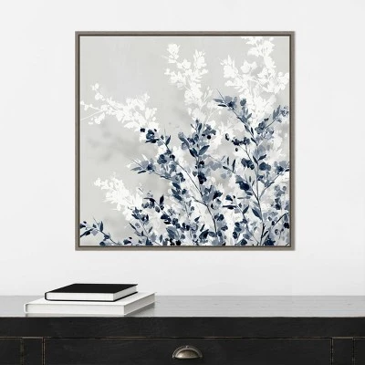 Amanti Art Blue Spring I by Isabelle Z Framed Canvas Wall Art - 22" x 22" Gray Wash 7 Amanti Art Blue Spring I by Isabelle Z Framed Canvas Wall Art - 22" x 22" Gray Wash - Image 5