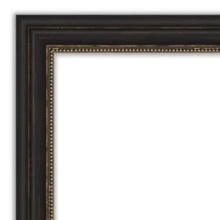 Amanti Art Accent Bronze Narrow Framed Corkboard - Natural Self-Healing Surface