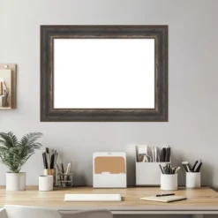 Amanti Art Alta Brown Grey Framed Magnetic Dry Erase Board -Amanti Art Shop GUEST e4bddeda 2cac 4d13 8bb1 87b14293ca4a