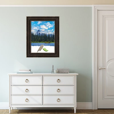 Amanti Art Stately Bronze 16x20 Picture Frame with Embossed Gold Edges 6 Amanti Art Stately Bronze 16x20 Picture Frame with Embossed Gold Edges - Image 4