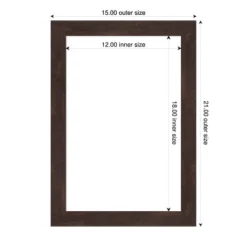 Amanti Art Fresco Dark Walnut Framed Magnetic Dry Erase Board -Amanti Art Shop GUEST e56e5374 e26f 42a4 8c2e aa0c782602e4