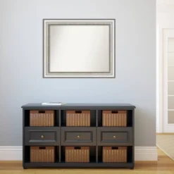Amanti Art Salon Silver Non-Beveled Bathroom Wall Mirror - 33.25 x 27.25 13 Amanti Art Salon Silver Non-Beveled Bathroom Wall Mirror - 33.25 x 27.25 -Amanti Art Shop GUEST e6bbe094 acc6 41b1 81de 8a9cf700cd3d