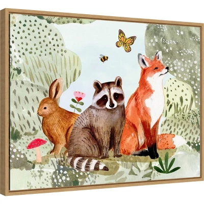 Amanti Art 24x18 Fox Glen by Victoria Borges Framed Canvas Wall Art 3 Amanti Art 24x18 Fox Glen by Victoria Borges Framed Canvas Wall Art