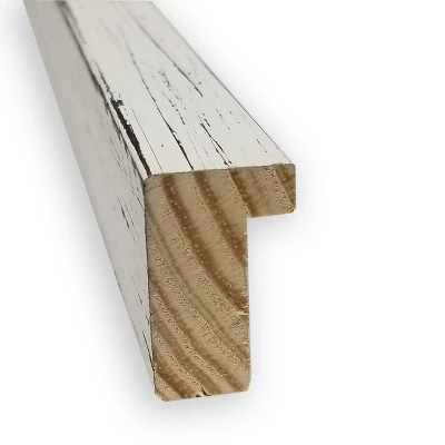 Amanti Art Shiplap White Petite Beveled Wood Bathroom Mirror - 25x19 4 Amanti Art Shiplap White Petite Beveled Wood Bathroom Mirror - 25x19 - Image 2