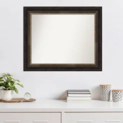 Amanti Art Varied Black Non-Beveled Wall Mirror - 34 x 28 Artisan Home Decor 15 Amanti Art Varied Black Non-Beveled Wall Mirror - 34 x 28 Artisan Home Decor -Amanti Art Shop GUEST e830e2e6 97a5 4887 9b61 8d3de7528968