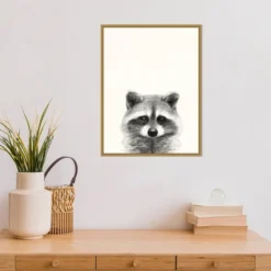 18" X 24" Animal Mug II Raccoon By Victoria Borges Framed Canvas Wall Art Gold - Amanti Art 9 18" X 24" Animal Mug II Raccoon By Victoria Borges Framed Canvas Wall Art Gold - Amanti Art -Amanti Art Shop GUEST e84963de 63f5 409e a529 15a0697c29ae