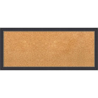 32"x14" Stylish Wood Frame Natural Cork Board Black - Amanti Art: Wall Mounted, Bulletin Display, Office Decor 12 32"x14" Stylish Wood Frame Natural Cork Board Black - Amanti Art: Wall Mounted, Bulletin Display, Office Decor - Image 10