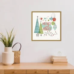 16" X 16" Merry And Bright Christmas Tree Square By Janelle Penner Framed Canvas Wall Art - Amanti Art 11 16" X 16" Merry And Bright Christmas Tree Square By Janelle Penner Framed Canvas Wall Art - Amanti Art -Amanti Art Shop GUEST e8b40c1e 7d0c 40c1 bccd 827b7d33bf22