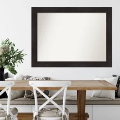 Amanti Art 44"x33" Non-Beveled Espresso Wall Mirror: Modern Decor, Includes Mounting Hardware 16 Amanti Art 44"x33" Non-Beveled Espresso Wall Mirror: Modern Decor, Includes Mounting Hardware -Amanti Art Shop GUEST e8c35b33 fa9a 47b8 91eb a64d7c38b0e9
