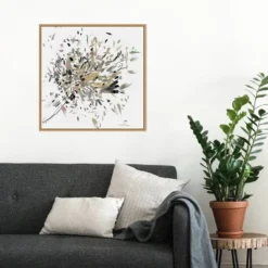 Amanti Art Dabbing Bouquet by Asia Jensen Framed Canvas Wall Art -Amanti Art Shop GUEST e8f935e3 c086 47aa ba7e 87de7ca36a36