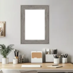 Amanti Art Regis Barnwood Grey Framed Magnetic Dry Erase Board -Amanti Art Shop GUEST eb68f2ea 184a 4abb aa15 7223153e3ca0